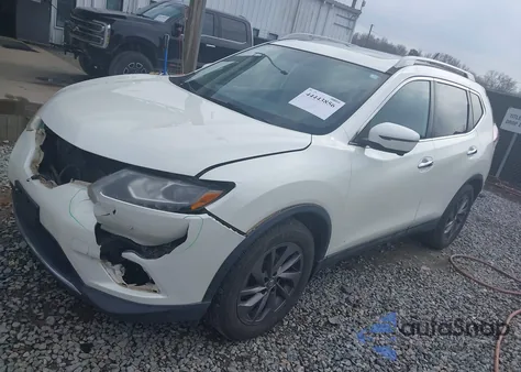 2016 Nissan Rogue Sl из США, поврежденный, VIN 5N1AT2MT2GC878805